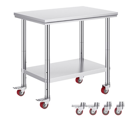 Edelstahltisch mit rollen - edelstahltisch,