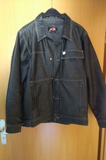 90er Vintage JOHNNY BLAZE HIPHOP GLANZ JEANS JACKE Jacket SUPER-RAR