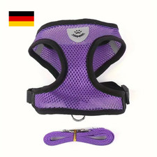 Hundegeschirr Katzengeschirr Brustgeschirr Set mit Leine Camouflage Outdoor