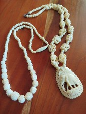 Halsketten material horn - material,