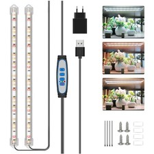 Pflanzenlampe LED, Grow Light, Pflanzenlicht, Vollspektrum, Timer, dimmbar