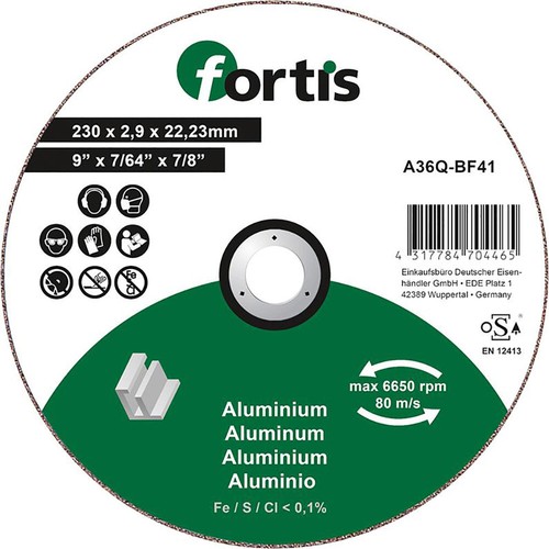 Fortis trennscheibe alu - fortis, 230