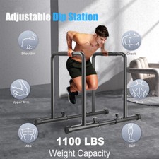 Verstellbare Dip Barren 500 kg Dip-Station Tragbar Funktional Fitness-Bar