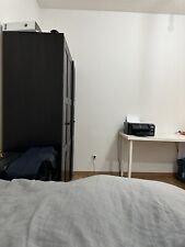 kleiderschrank schwarz holz