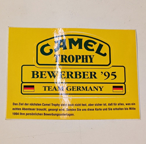 Camel trophy bewerber 95 - trophy, ’95