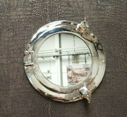 Wandspiegel bullauge silber - silber, 29