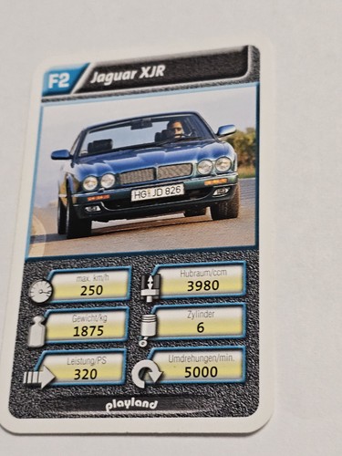 Jaguar xjr einzelkarte - jaguar,