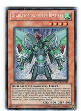 Yugioh GLADIATORUNGEHEUER BESTIARI , lcgx-de237 Secret Rare deutsch GD 1st