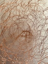 Schale aus reinem Kupferdraht