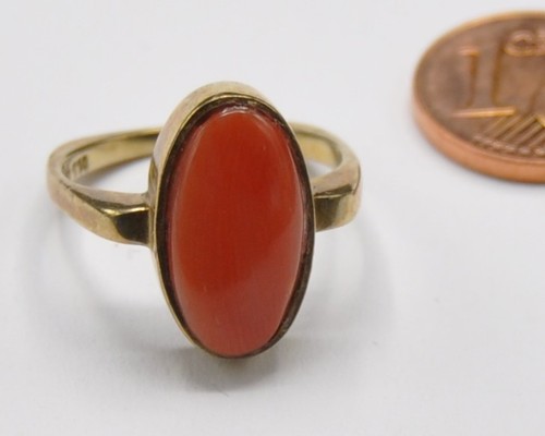 Ring solitär koralle - solitär,