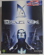 Deus EX PC Original U.S. Version | Big Box | CD | Win9x | 2000 EIDOS | Ion Storm
