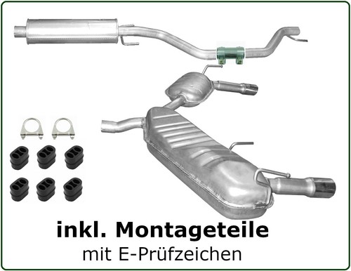 Auspuff set opel signum - opel, 2.0