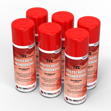TFC Rostschutz Grundierung Spray rotbraun - Menge: 6 x 400 ml
