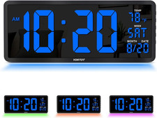 YORTOT 16 Inch LED Wall Clock