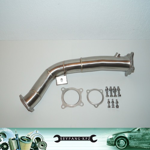 Edelstahl downpipe porsche - edelstahl,