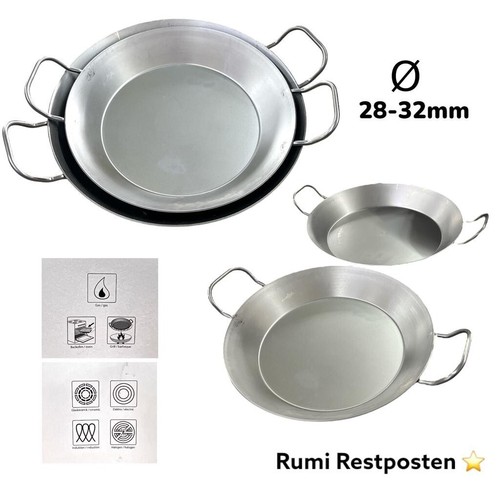 Eisenpfanne 32cm rustikal - eisenpfanne,