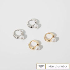 Damen Creolen mit Anhänger