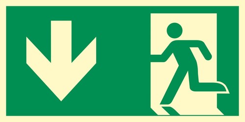 Rettungsweg richtungspfeil - rettungsweg,