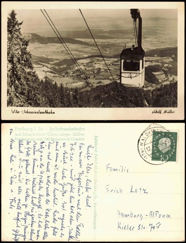 Ansichtskarte freiburg - ansichtskarte,