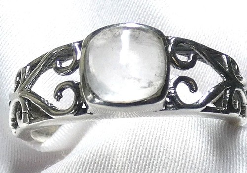 Rosenquarz ring 52 - rosenquarz,