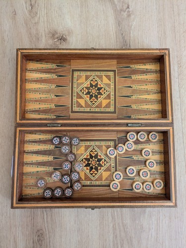 Backgammon brettspiel holz - brettspiel,