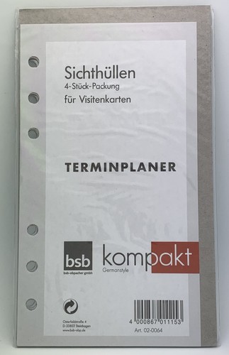 Terminplaner einlagen - terminplaner,