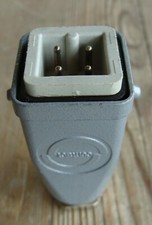 EPIC Stecker  H-A 3 SS 10420000 10A 400V 4kV/3 4Polig mit Metallgehäuse Contact