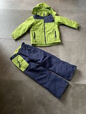 Crane Skianzug Skihose Skijacke Schneeanzug Gr 134/140 Blau