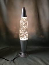 Elegante Glitterlampe Silver