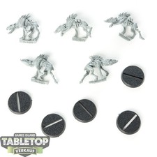 Tau Empire - 5 x Kroot Hounds klassisch - unbemalt