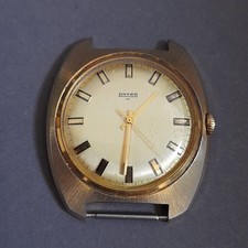 Vintage Uhr Ankra der 1970 iger *läuft * für Aufarbeitung