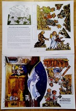 Weihnachtskrippe Papier Pappe