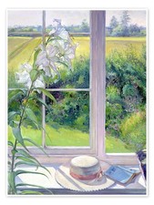 Poster Leseecke im Fenster (Detail) - Timothy Easton