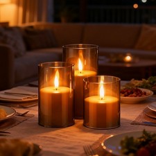 LED Kerzen lichter Set 3-tlg