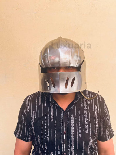 Gothic silber helm handarbeit - gothic,