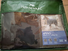 Horseware Amigo Bravo 12 XLTurnout 0G (7,0") in OVP mit Garantie schwarz/silber