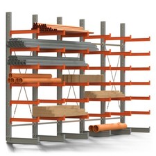 Kragarmregal, einseitig