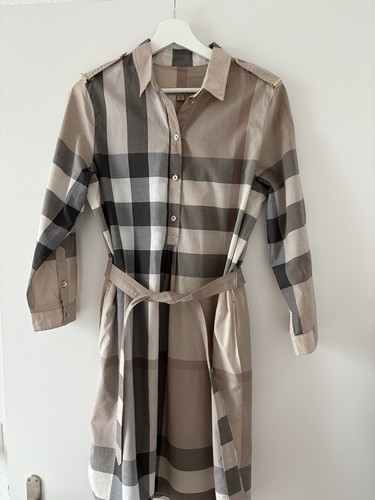 Burberry kelsy kleid pale grey - kelsy,