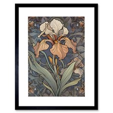 Jugendstil Iris Blüte Blume