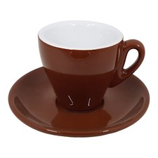 Espressotasse braun dickwandig