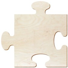 Holz Puzzle aus Birke natur