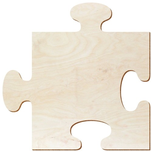 Holz puzzle aus birke natur - holz,