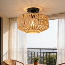 Rattan Lampe Ø30cm
