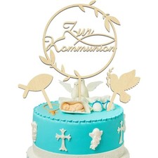 Holz Kommunion Taufe Torten