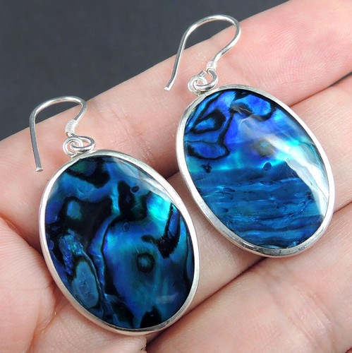 925 sterling silber oval - silber,