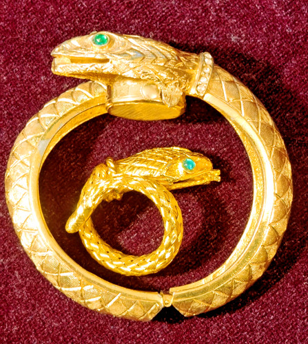 Vintage schlangenarmband uhr - vintage,