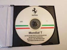 Reparaturanleitung Werkstatthandbuch FERRARI MONDIAL T , Deutsch Franz Ital Engl