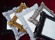 Bilderrahmen Barock Weiß