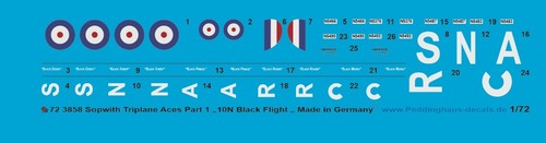Peddinghaus decals 3858 - 1:72,