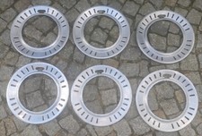 IFA,6 x Alu Felgenzierring 15 Zoll Wartburg 900er 56-58,Ost Oldtimer Skoda,DDR